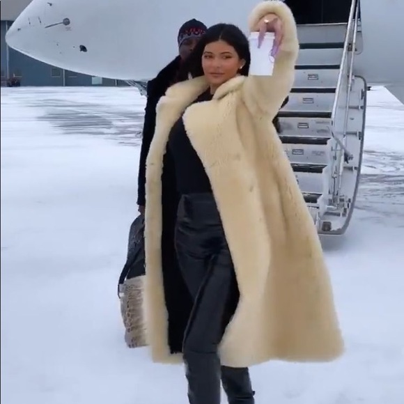 Kylie Jenner inspired BCBG faux fur coat. Very soft!! Nwt! Overside Teddy Coat. - Picture 9 of 9